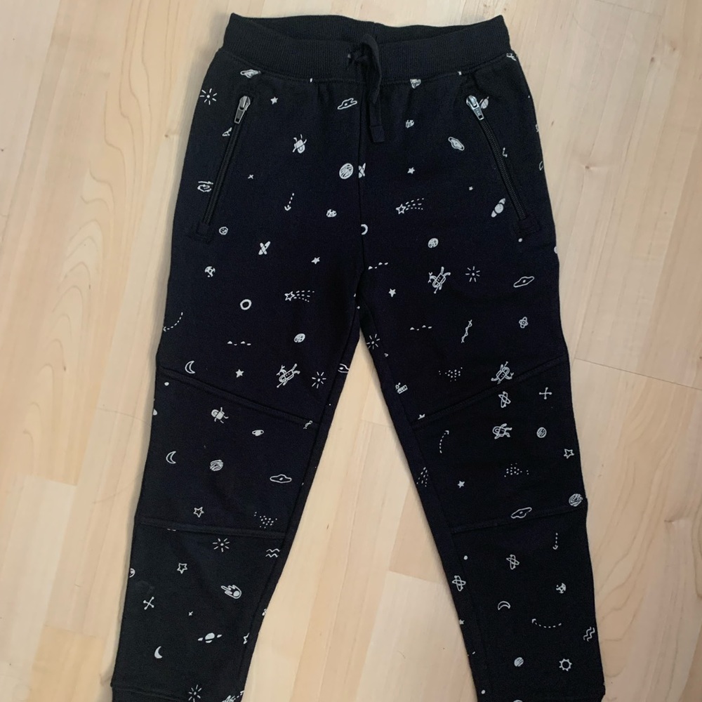 Hanna Andersson Planets Thick Sweat Pants 6-7